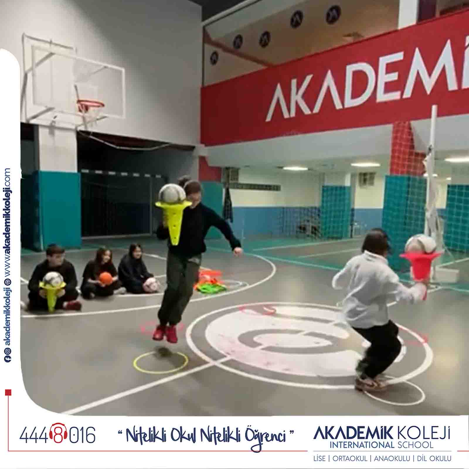 Kapalı Spor Salonumuzda Beden Eğitimi ve Spor Antrenman Çalışmaları Gerçekleştiriliyor