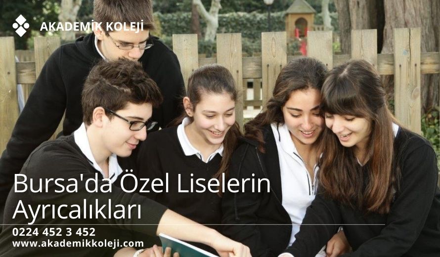 Bursa'da Özel Liselerin Ayrıcalıkları