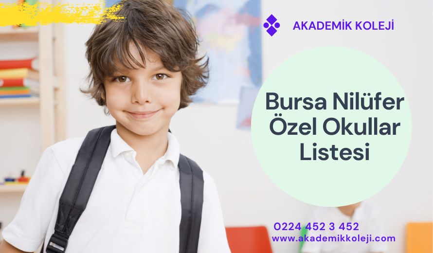 Bursa Nilüfer Özel Okullar Listesi