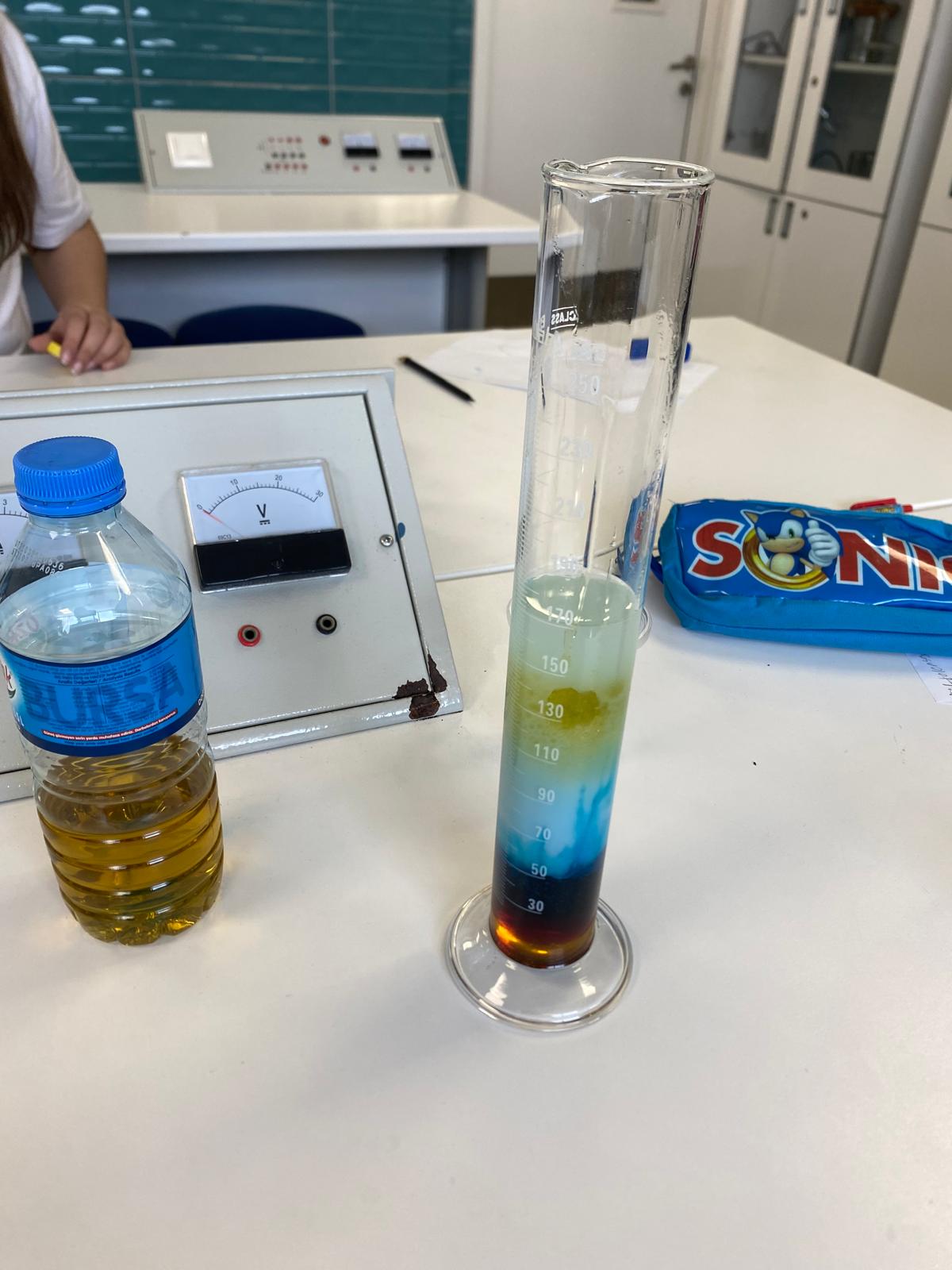 6. Sınıf Öğrencileriyle Yoğunluk Kulesi Etkinliği