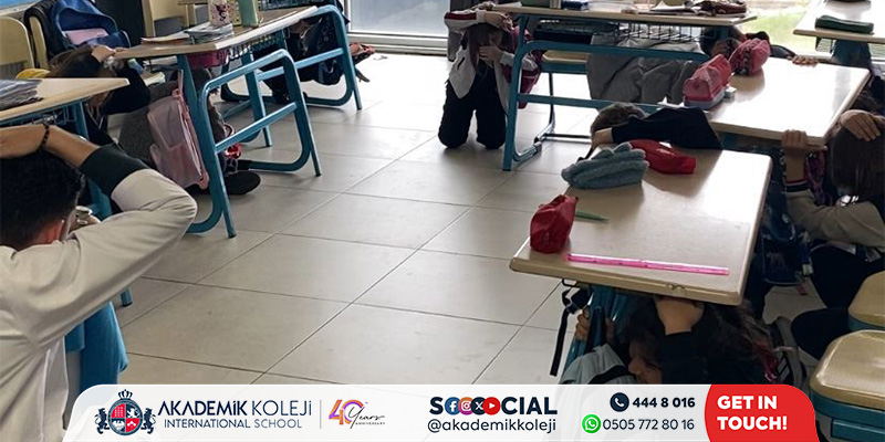 2. Sınıf Öğrencileriyle Afet Tatbikatı