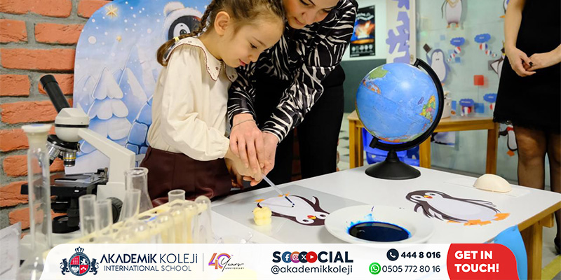 Akademik Koleji Anaokulunda Portfolyo Sunumu Heyecanı