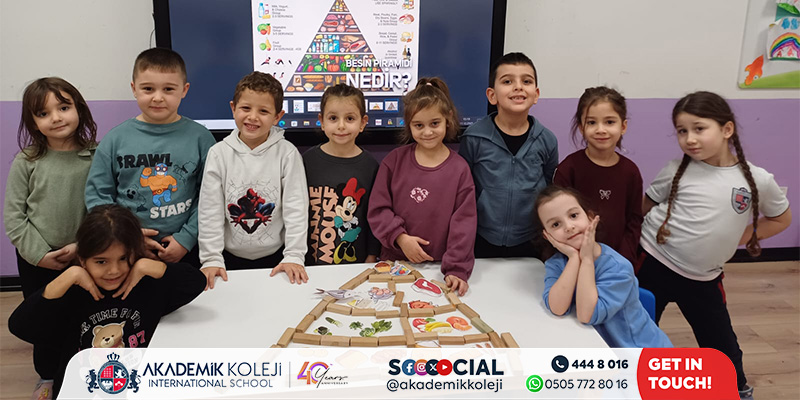 Anaokulu Besin Piramidi Çalışması