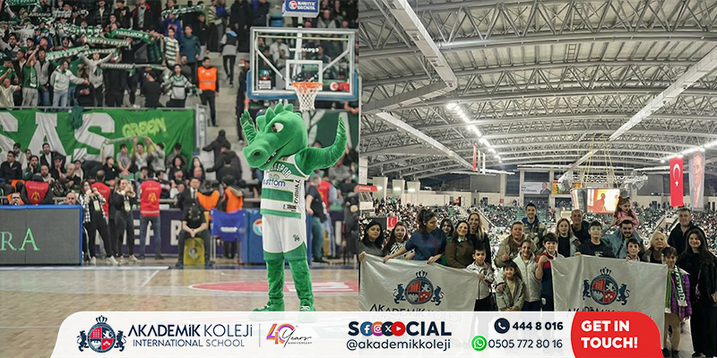 Öğrencilerimizle Bursaspor - Fenerbahçe Beko Maçında Heyecan Dolu Bir Akşam