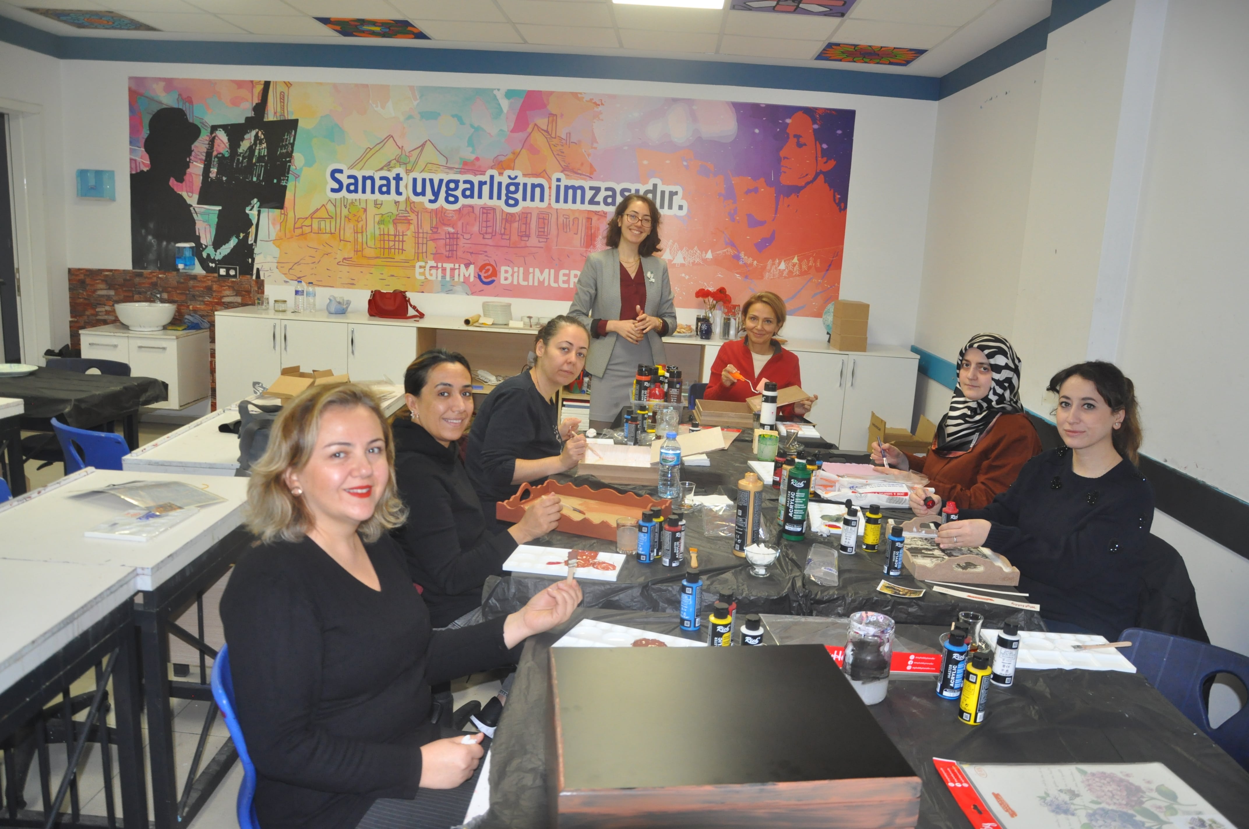 Velilerimize Özel Ahşap Boyama Kursu