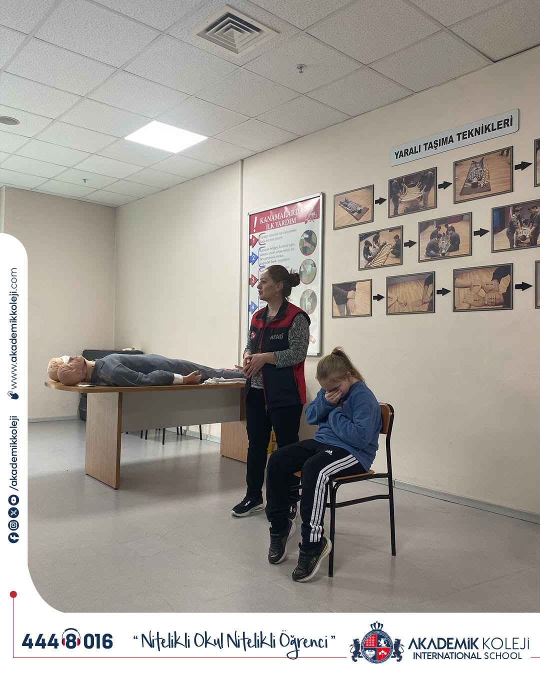 AFAD'da Akademik Koleji Öğrencileri İçin Afet Bilinci ve Acil Durum Eğitimleri