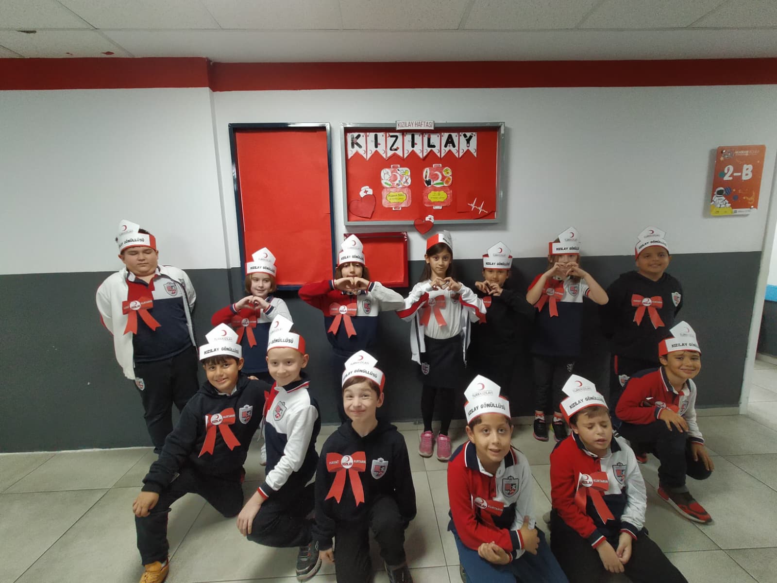 İlkokul 2/B Sınıfı: Kızılay Haftası’nda İyilik ve Paylaşma