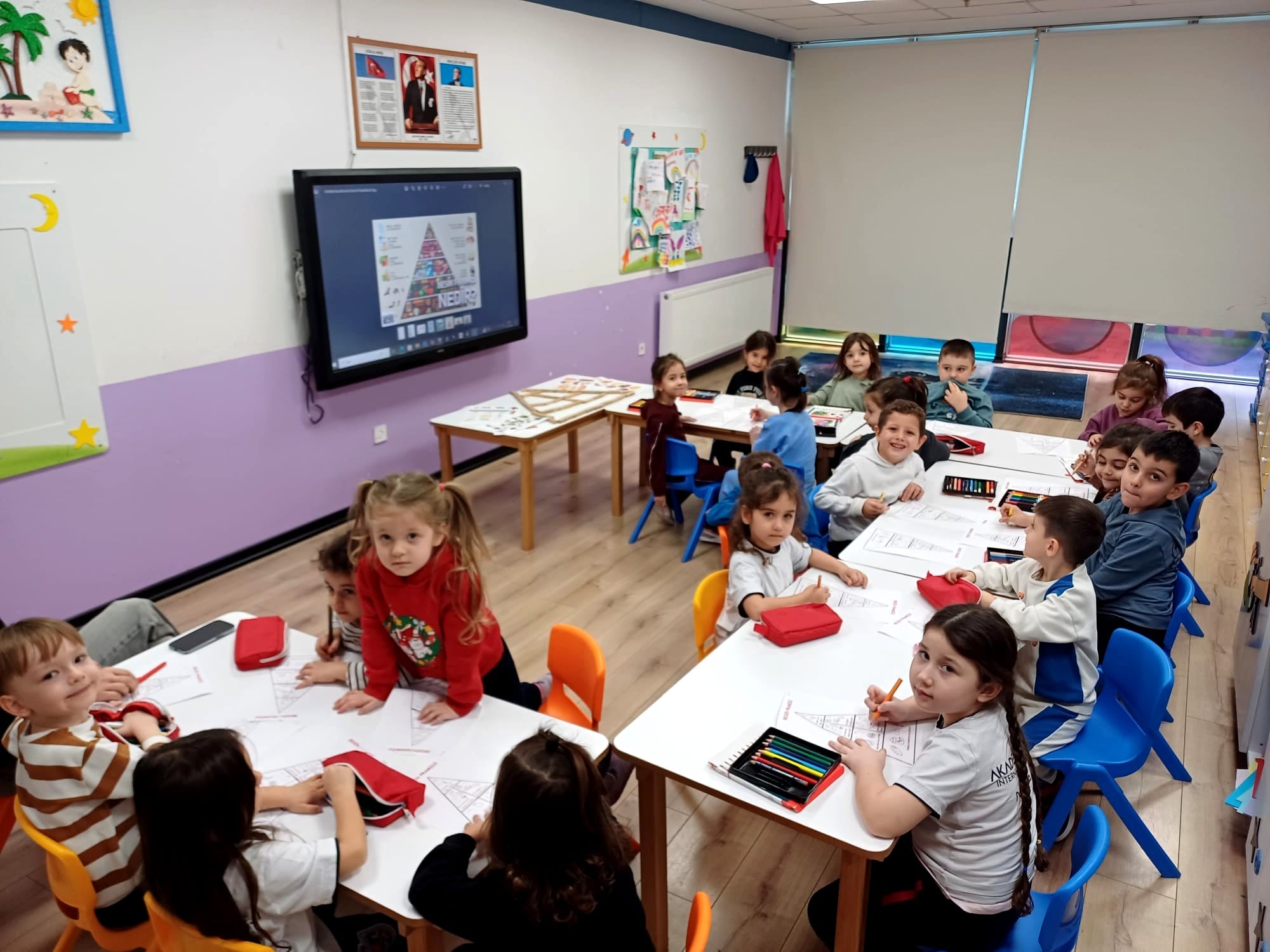 Anaokulu Besin Piramidi Çalışması