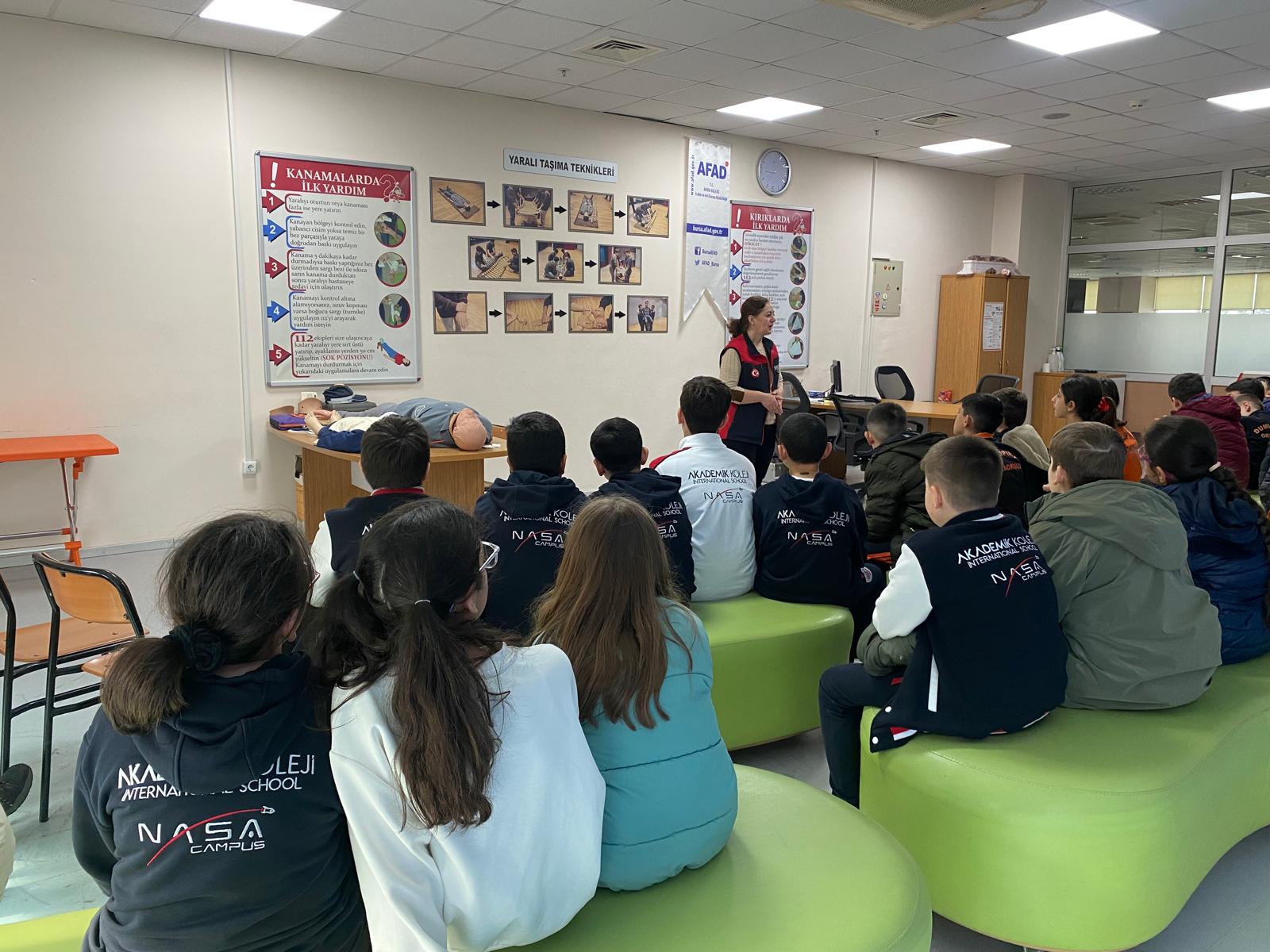 4. ve 5. Sınıf Öğrencileri AFAD Eğitim Merkezinde