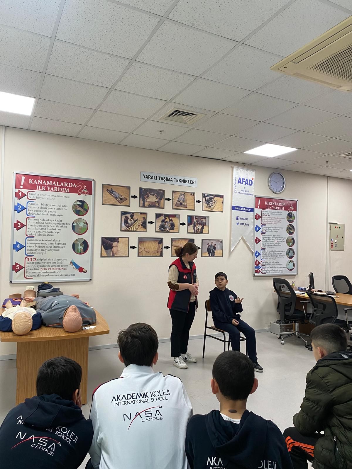 4. ve 5. Sınıf Öğrencileri AFAD Eğitim Merkezinde