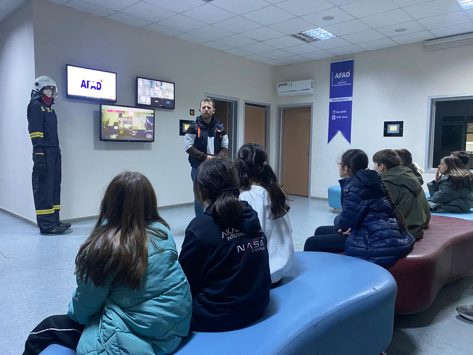 4. ve 5. Sınıf Öğrencileri AFAD Eğitim Merkezinde