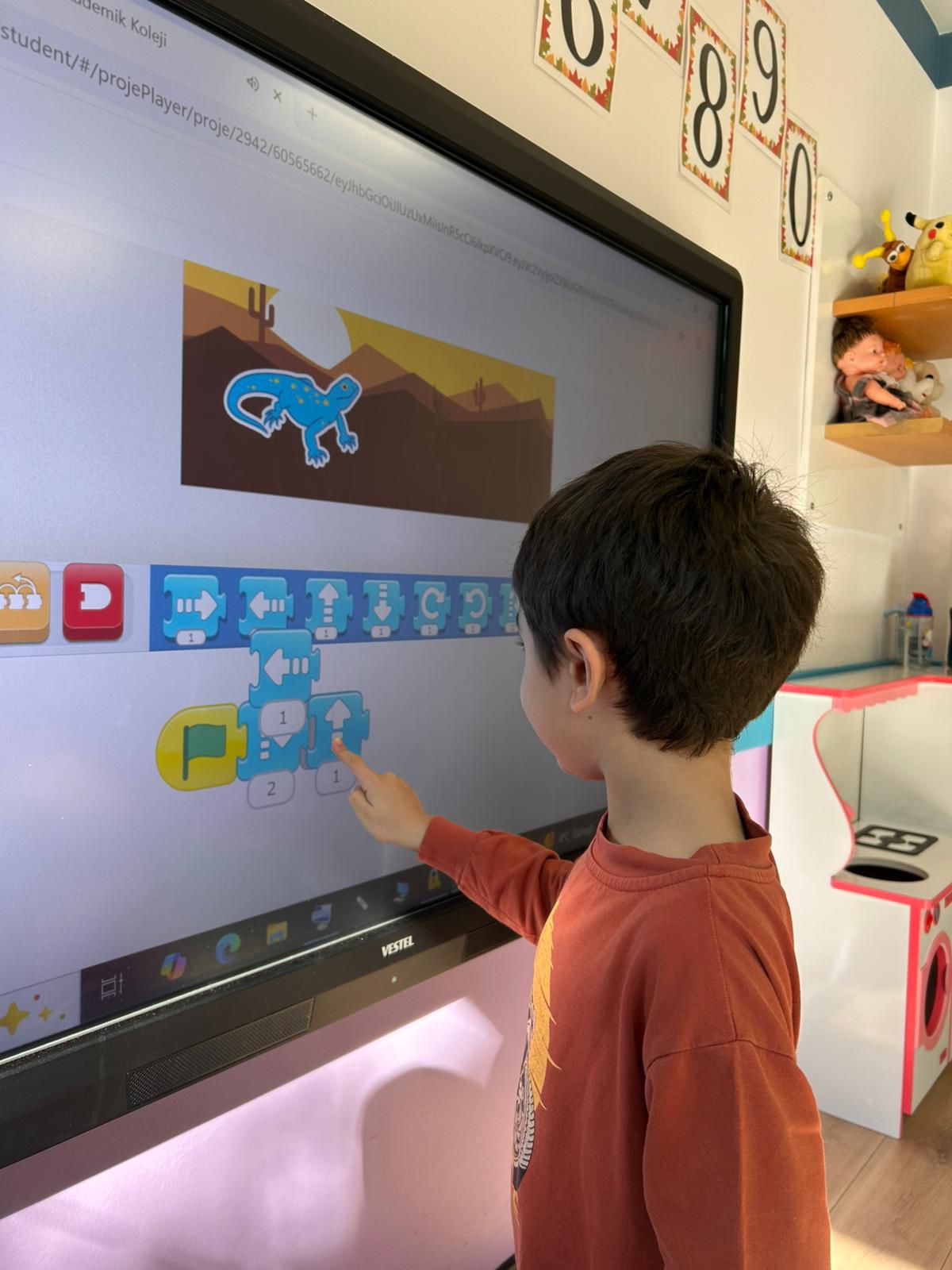 Anaokulu Öğrencilerimiz Scratch Jr ile Kodlamaya Başladı