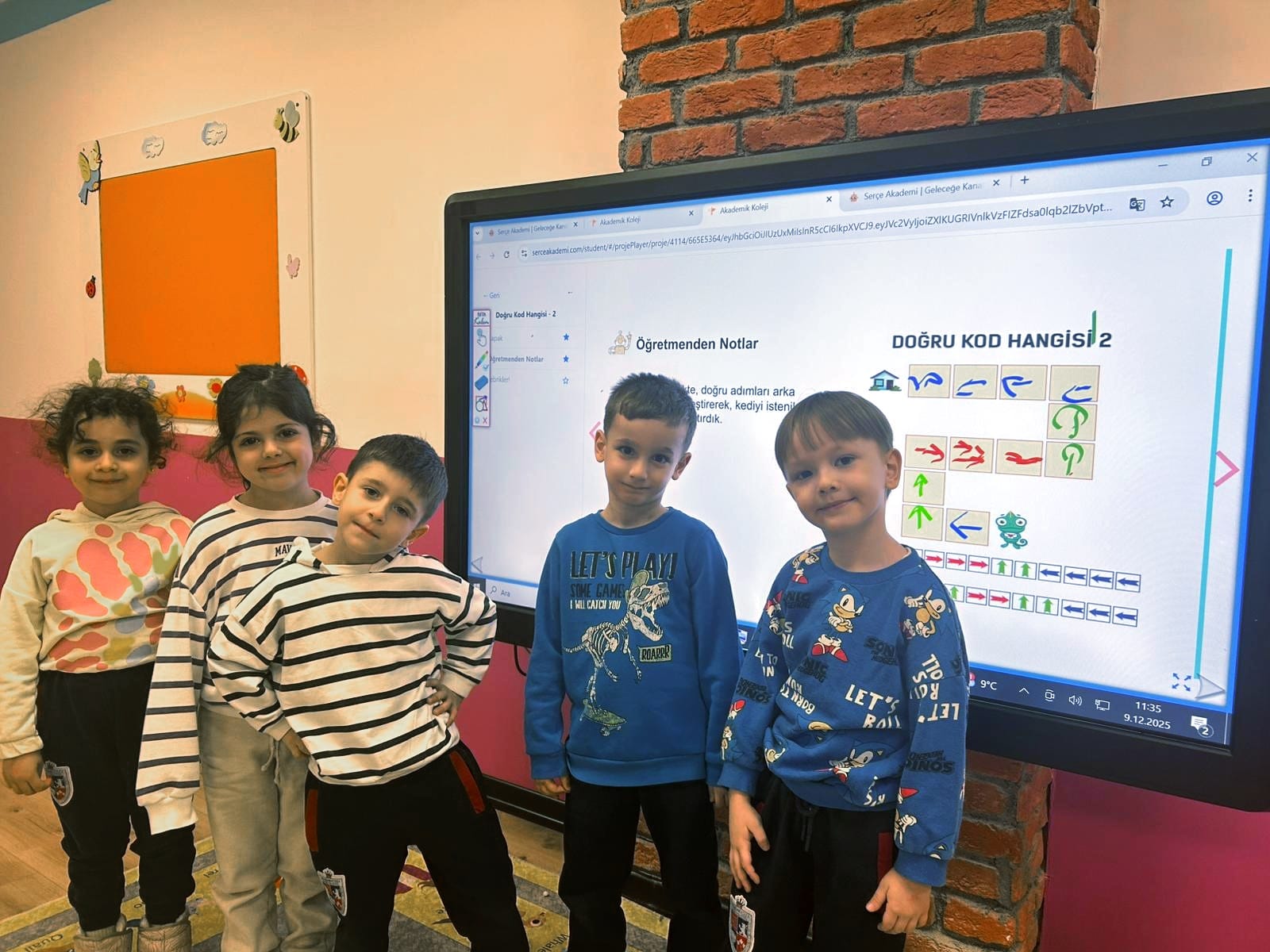 Anasınıfında Renklerle Kodlama: Oyunlaştırılmış Öğrenme