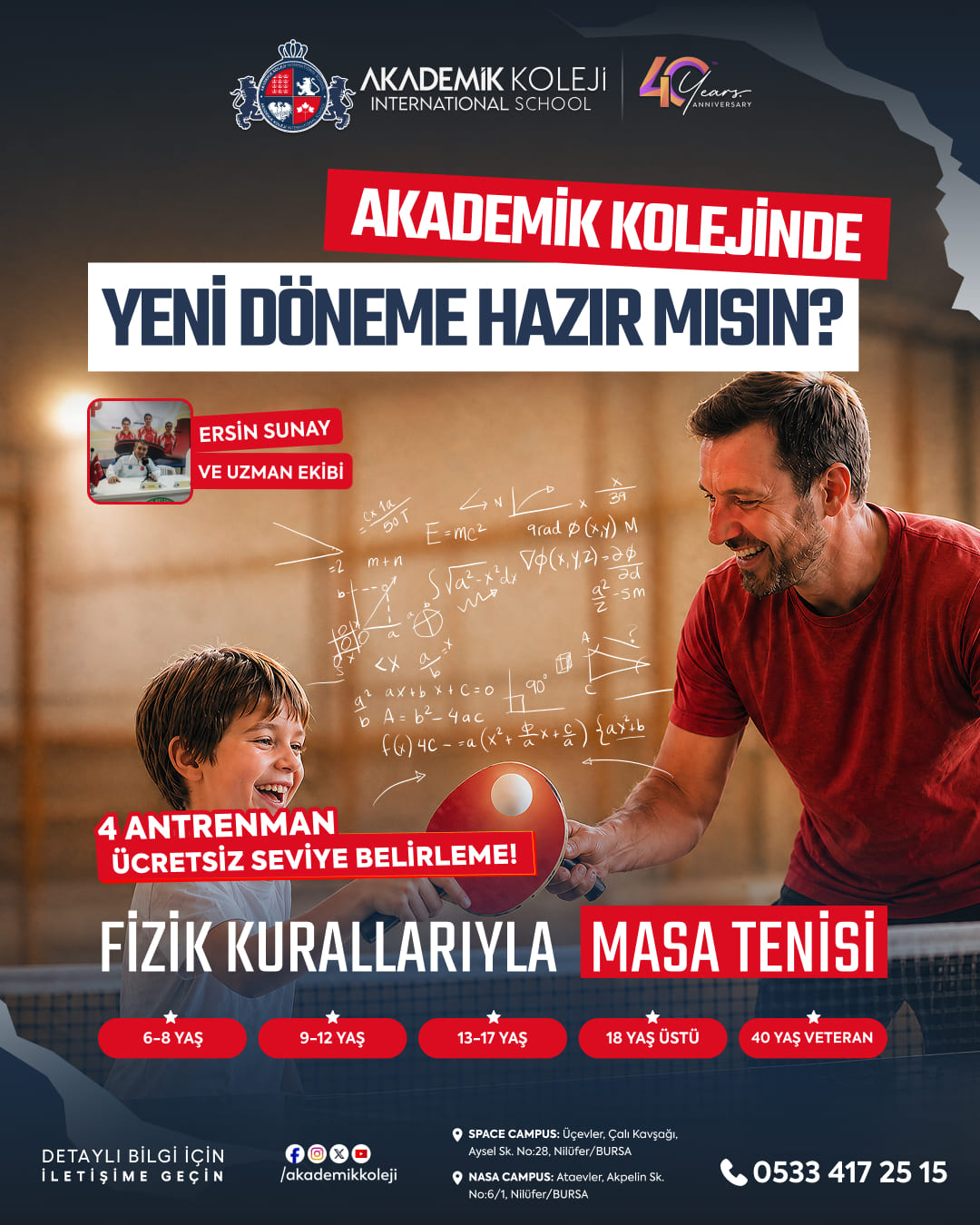 Profesyonel Masa Tenisi Eğitimleri Başlıyor
